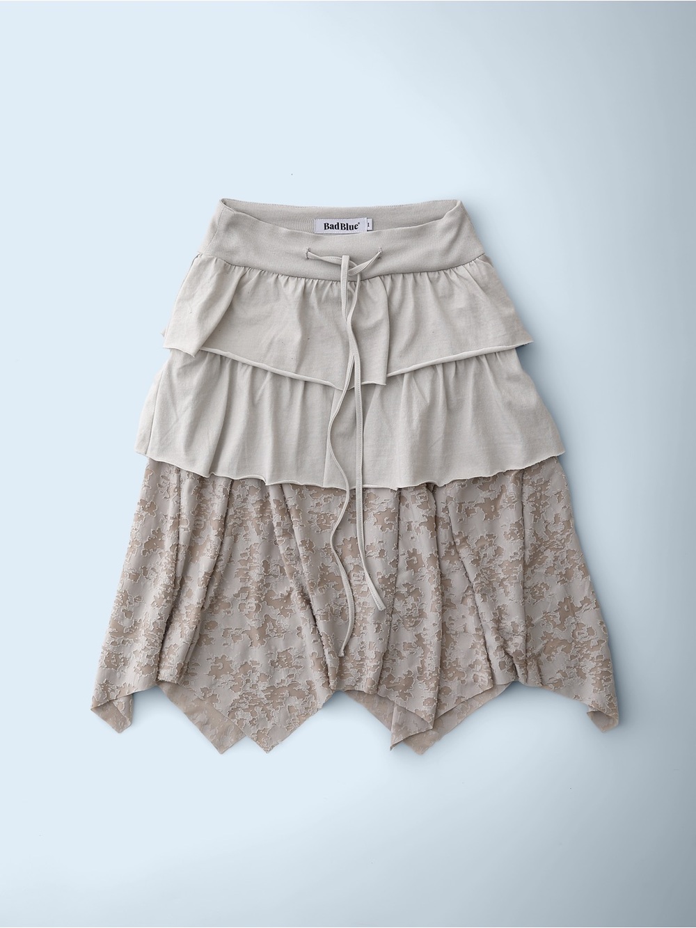 badblue lace mid skirt coquette style y2k